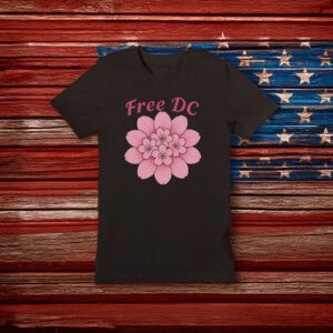 Washington DC Statehood & Activism Tee, Free DC Cherry Blossom Protest T-Shirt