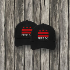 Washington DC Statehood & Protest Cap, Free DC Flag Embroidered Hat