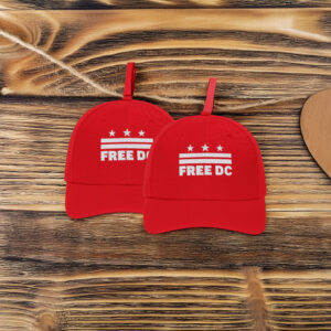 Washington DC Statehood & Protest Cap, Free DC Red Embroidered HatWashington DC Statehood & Protest Cap, Free DC Red Embroidered Hat