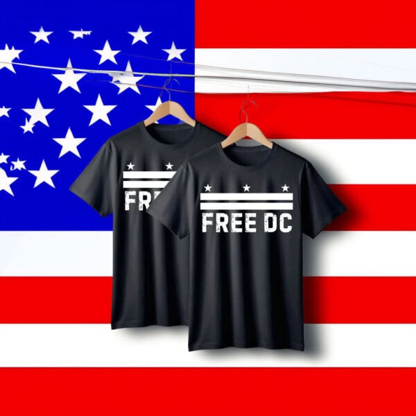 Washington DC Statehood Protest Tee, Resist Federal Overreach, Free DC T-Shirt