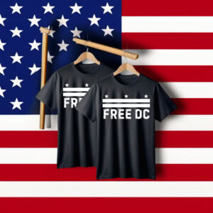 Washington DC Statehood Protest Tee, Resist Federal Overreach, Free DC T-Shirt