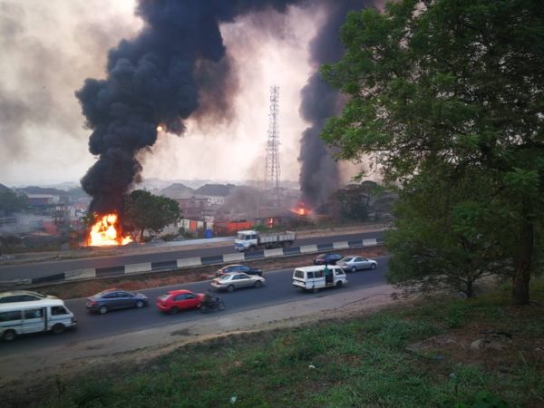 GAS PLANT FIRE OUTBREAK