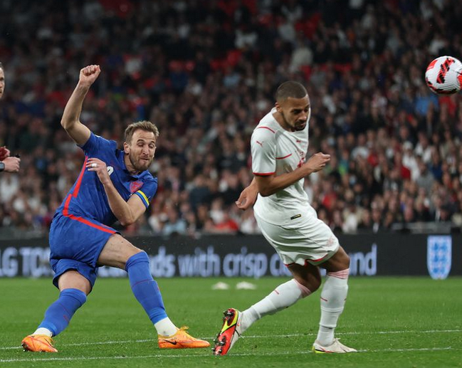 Screenshot 2022 03 26 at 21 52 32 Late Kane penalty gives shot shy England 2 1 win over Swiss