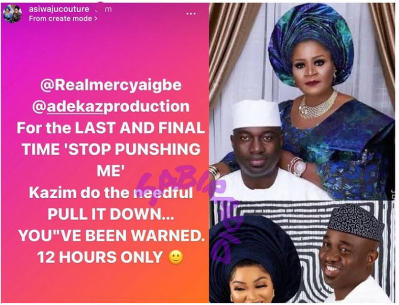 Screenshot 2022 05 09 at 20 19 31 Stop pushing me Mercy Aigbes hubbys first wife warns couple give ultimatum