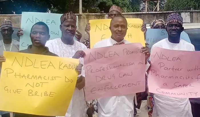 Pharmacists Protest Over Alleged Harassment By NDLEA in Kaduna