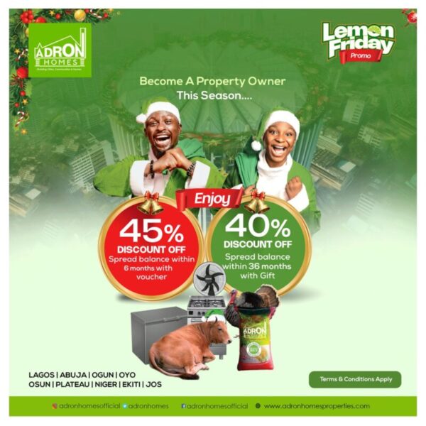 Adron Homes Lemon Friday Promo