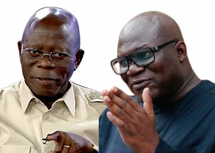 Oshiomhole Abati fight