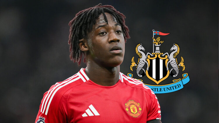 TT Kobbie Mainoo with Newcastle badge 1