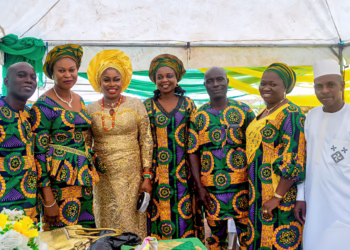 Abiola Ahmed buries dad
