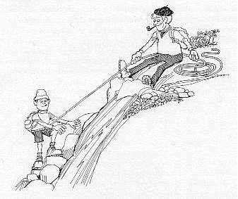 Foto: Bob Cram, Seattle Cartoonist Weatherman (1970)