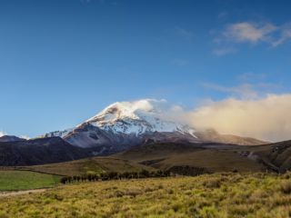 Chimborazo Volcano in Ecuador