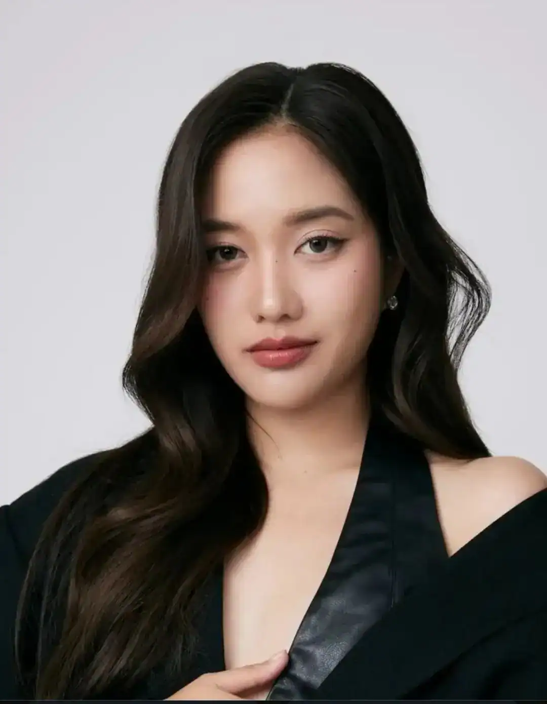 Freen Sarocha Chankimha posing in a solo photoshoot.