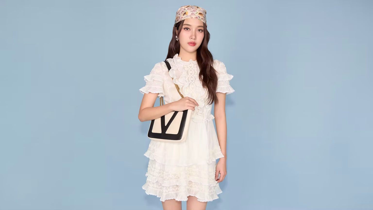 Freen Sarocha as Maison Valentino brand ambassador in 2025 campaign portrait.