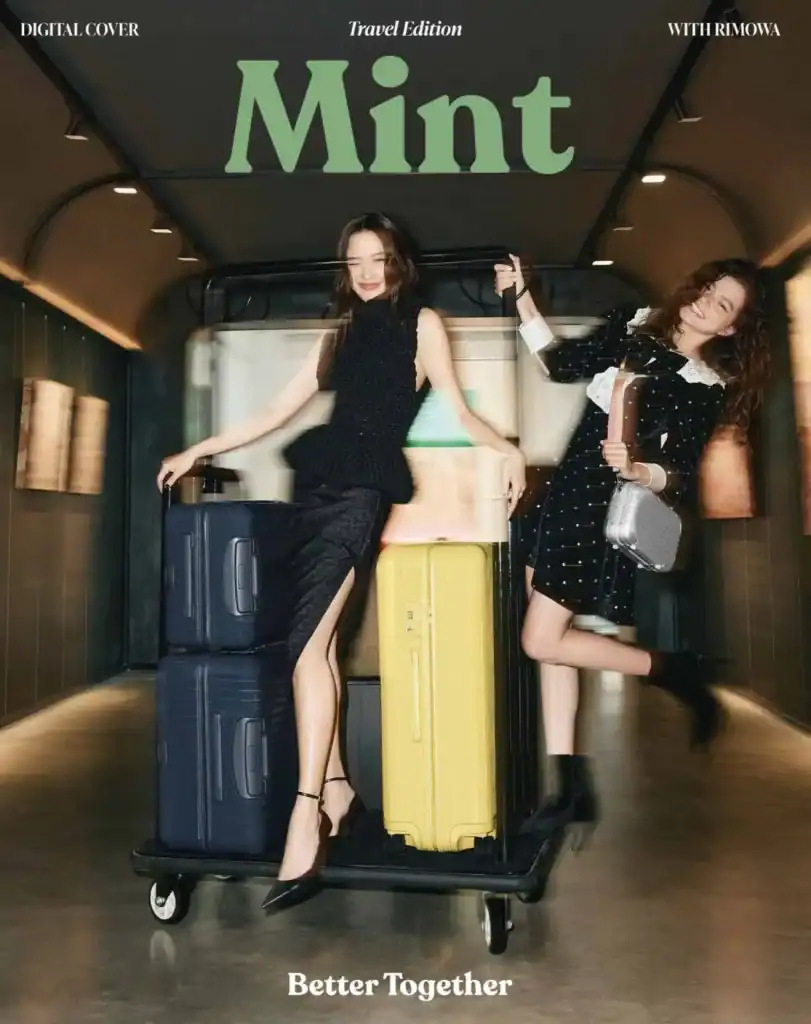 Freen and Becky Mint Magazine Thailand travel edition December 2024.