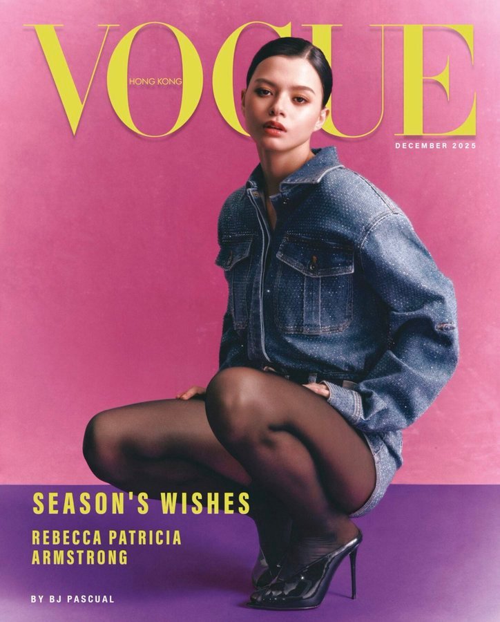 Becky Armstrong on the cover of Vogue Hong Kong, December 2025 issue