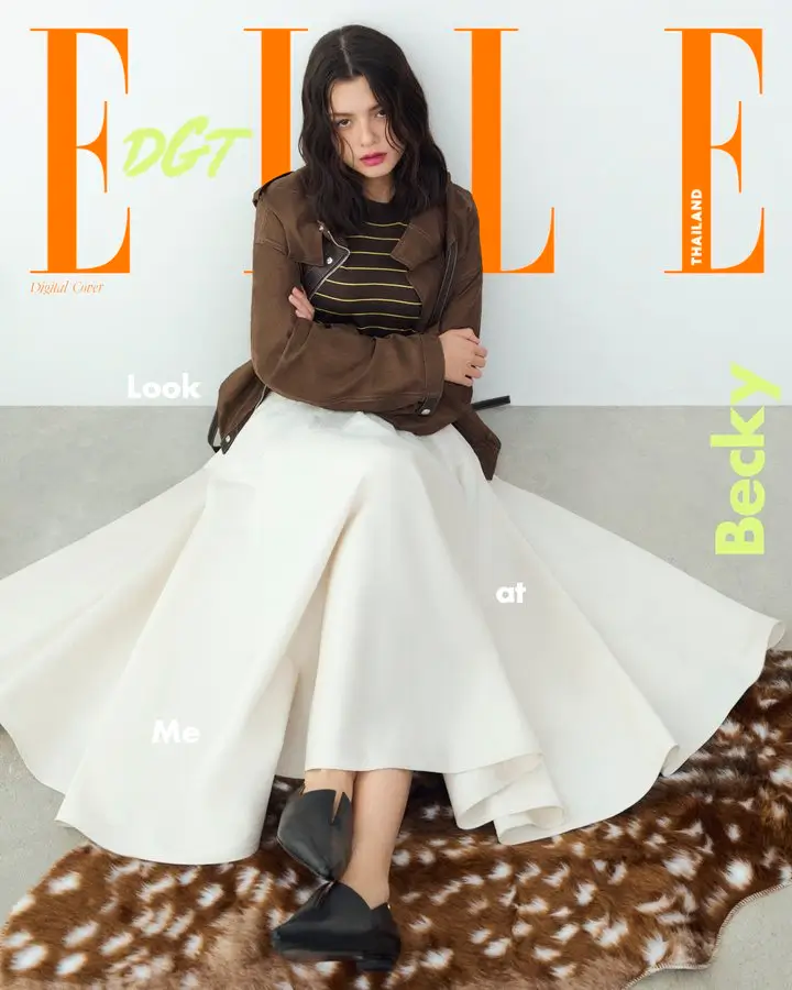 FreenBecky Duo 12 Becky Armstrong on the cover of ELLE magazine, December 2026 issue