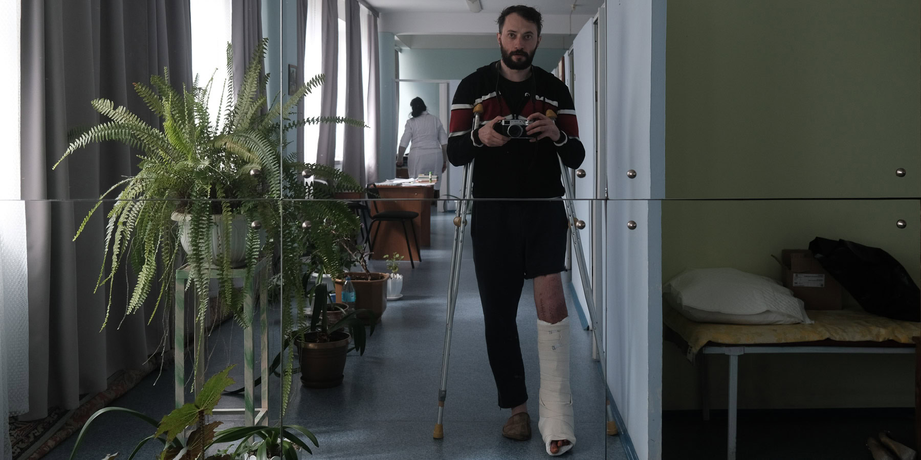 реабілітуватися після поранення, Автопортрет. Київська область, Україна, 6 вересня 2022 року