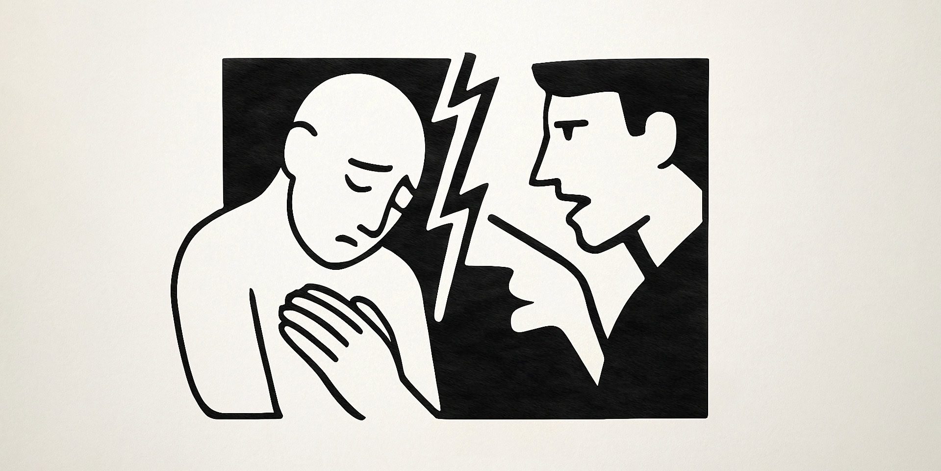 Photo from article: Between pain and silence: how not to break a person with words