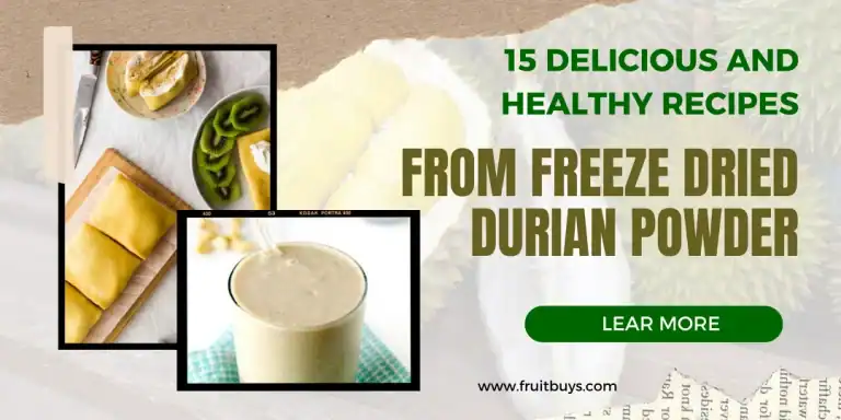 FruitBuys Vietnam   Freeze Dried Durian Powder Recipes