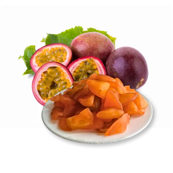 FruitBuys Vietnam   231221 Soft Dried Passion Fruit Slices Low Sugar