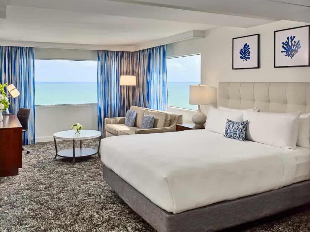 Fort Lauderdale guest room junior suite ocean view.