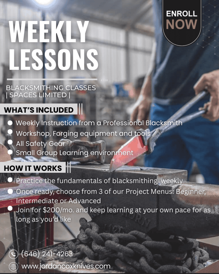 [Thonotosassa] Weekly Blacksmithing Lessons