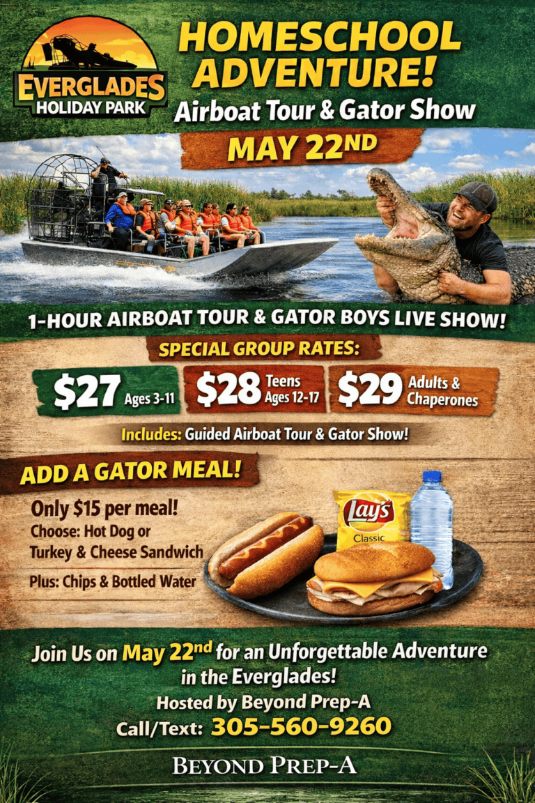 Holiday Everglades Park: Everglades Adventure Field Trip