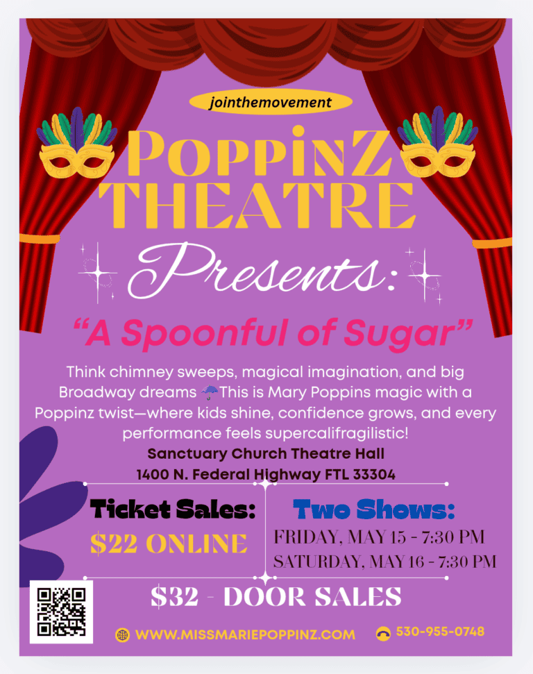 TICKET SALES OPEN Spoonful of Sugar Production For Preformers