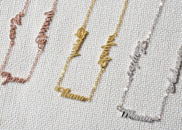 multiple name necklace