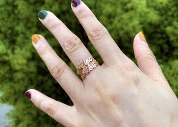 Double Name Ring FM 227-4