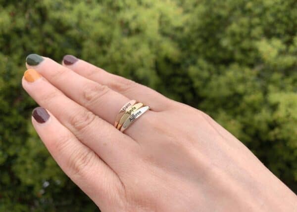 Personalized Stacking Ring FM 233-9