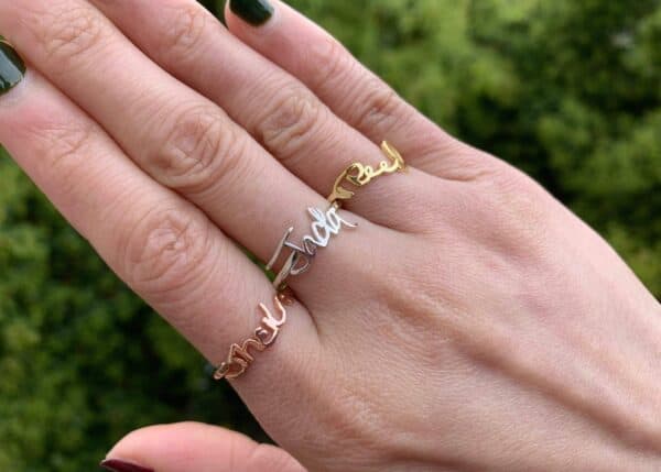 Signature name ring FM 231-8