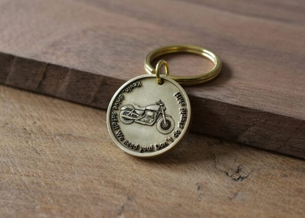 Personalized drive safe keychain FM-246