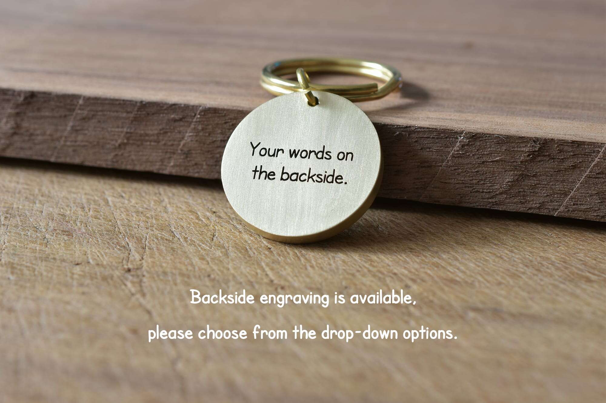 Personalized brass viking compass keychain FM-250 - Image 2