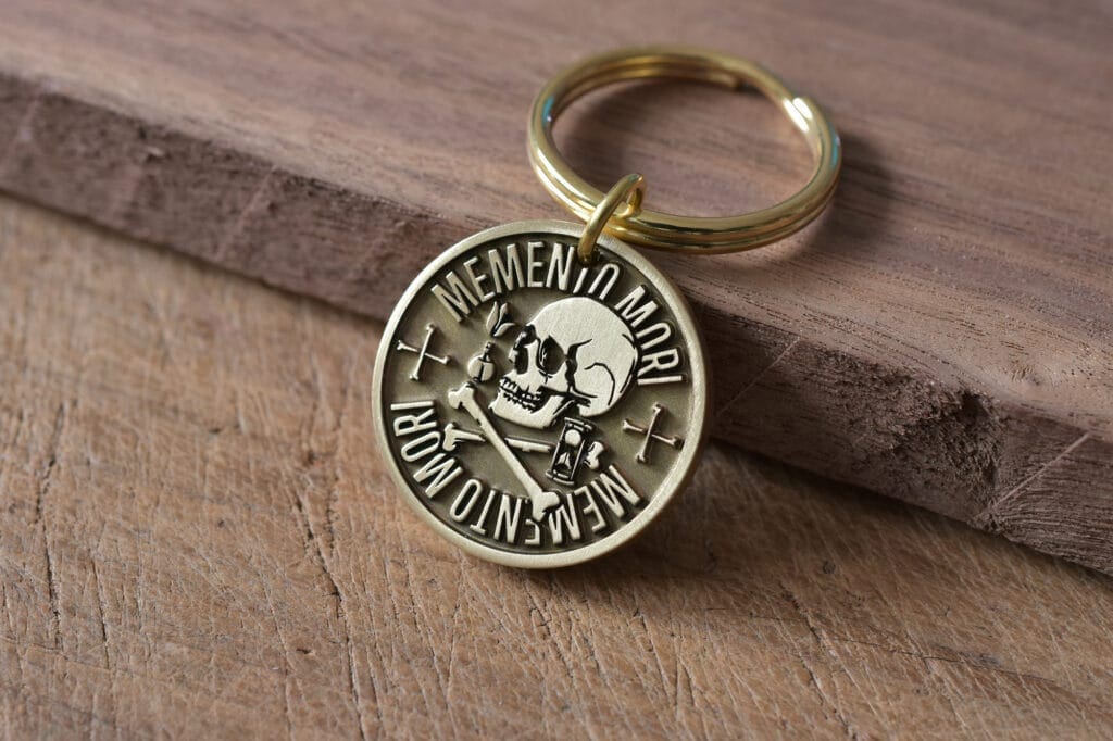 Memento mori keychain 9