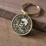 Memento mori keychain