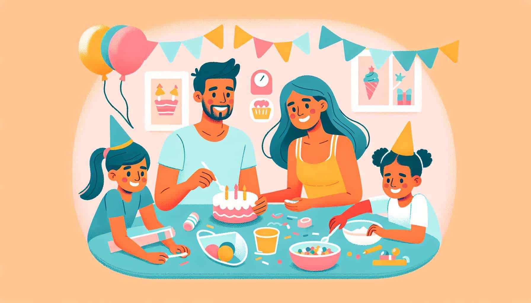birthday party activities for 11 year olds – party ideas for kids illustration