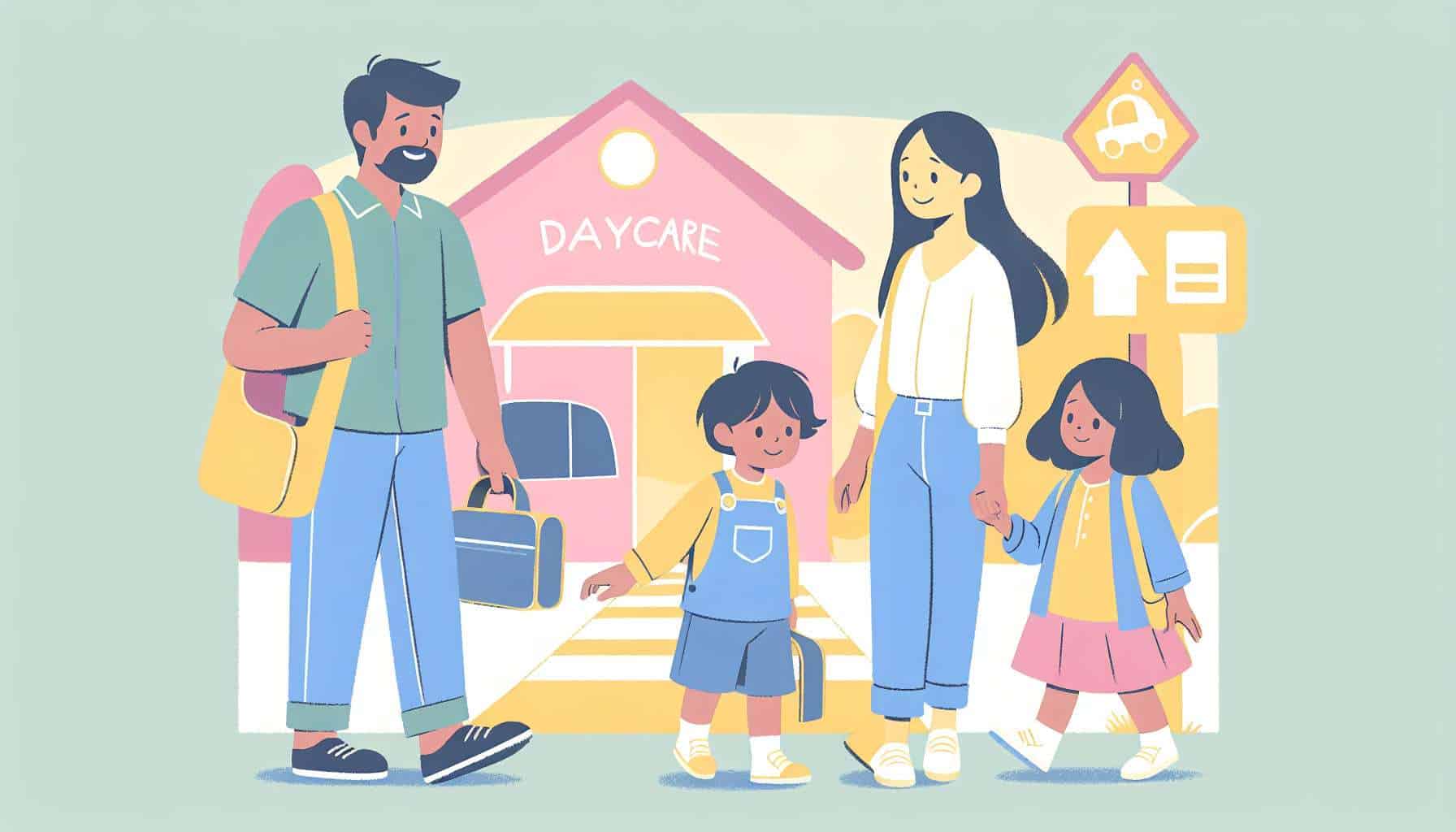 Daycare Drop-Off Routines That Bring Calm to Your Morning – practical parenting tips illustration