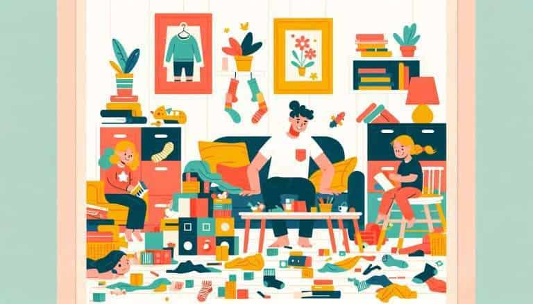 decluttering with kids