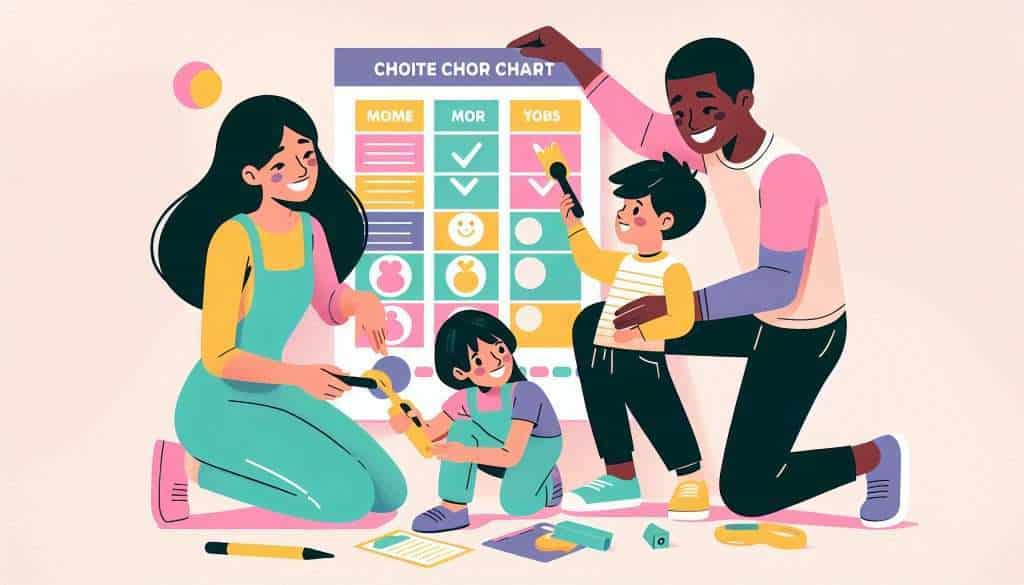 printable chore charts for kids crafts