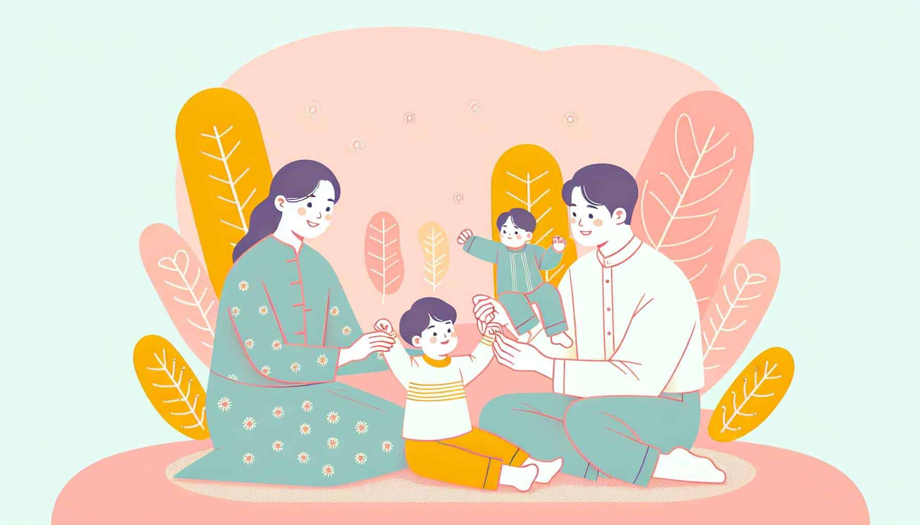 when parent present – practical parenting tips illustration
