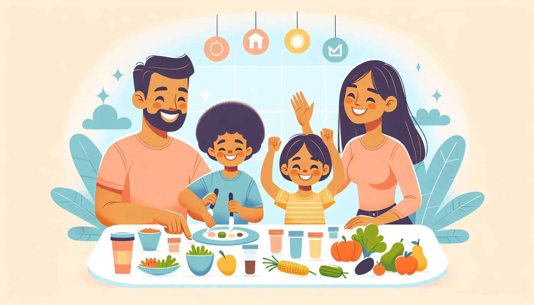 Building a Balanced Plate – family-friendly illustration