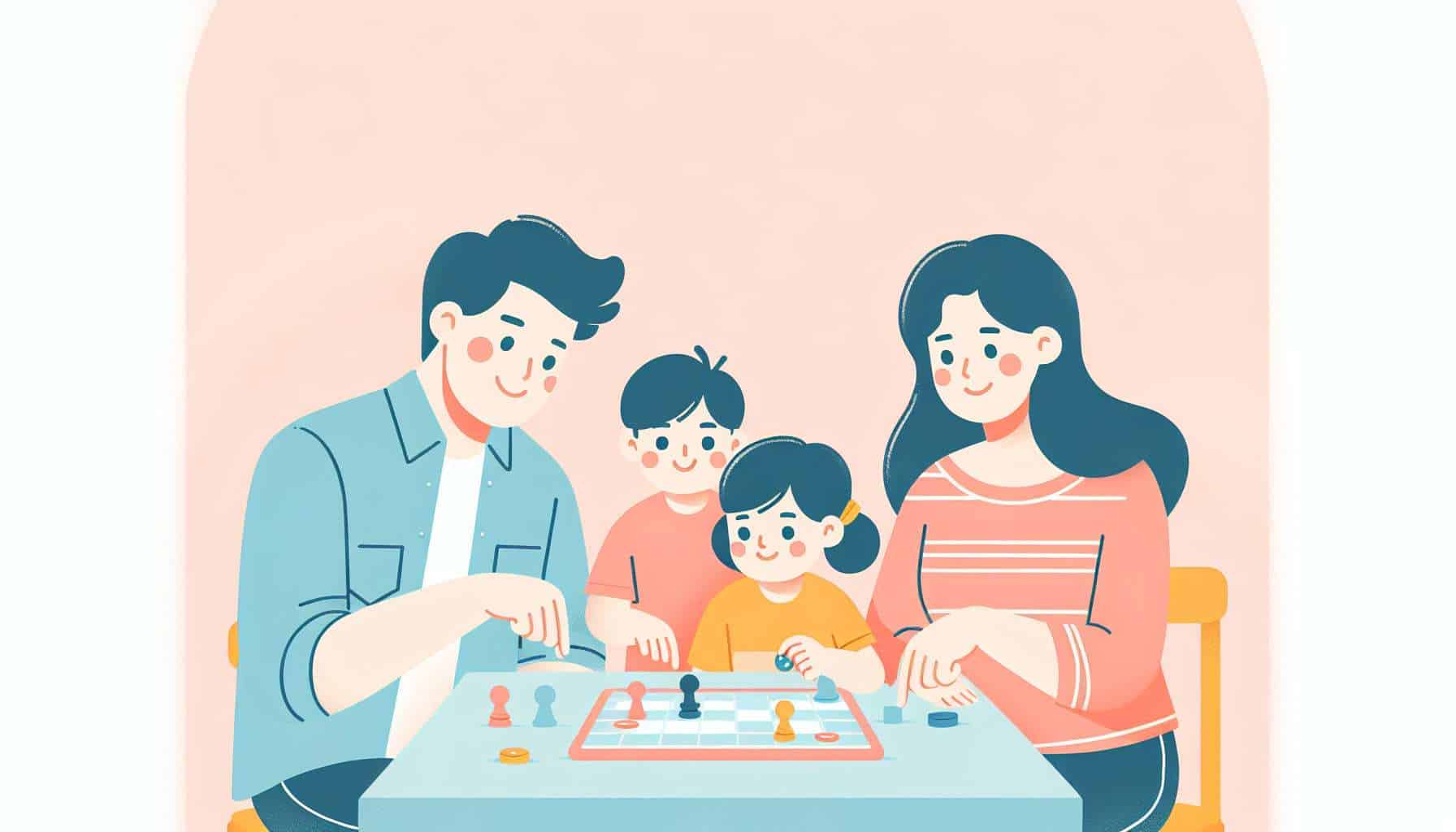 game table for kids – party ideas for kids illustration