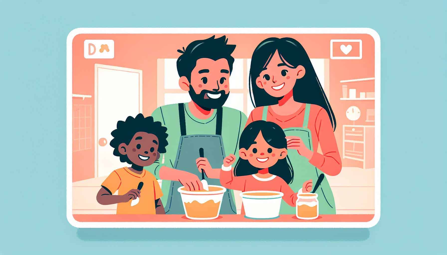 Kid-Friendly Dips and Spreads – easy family recipe illustration