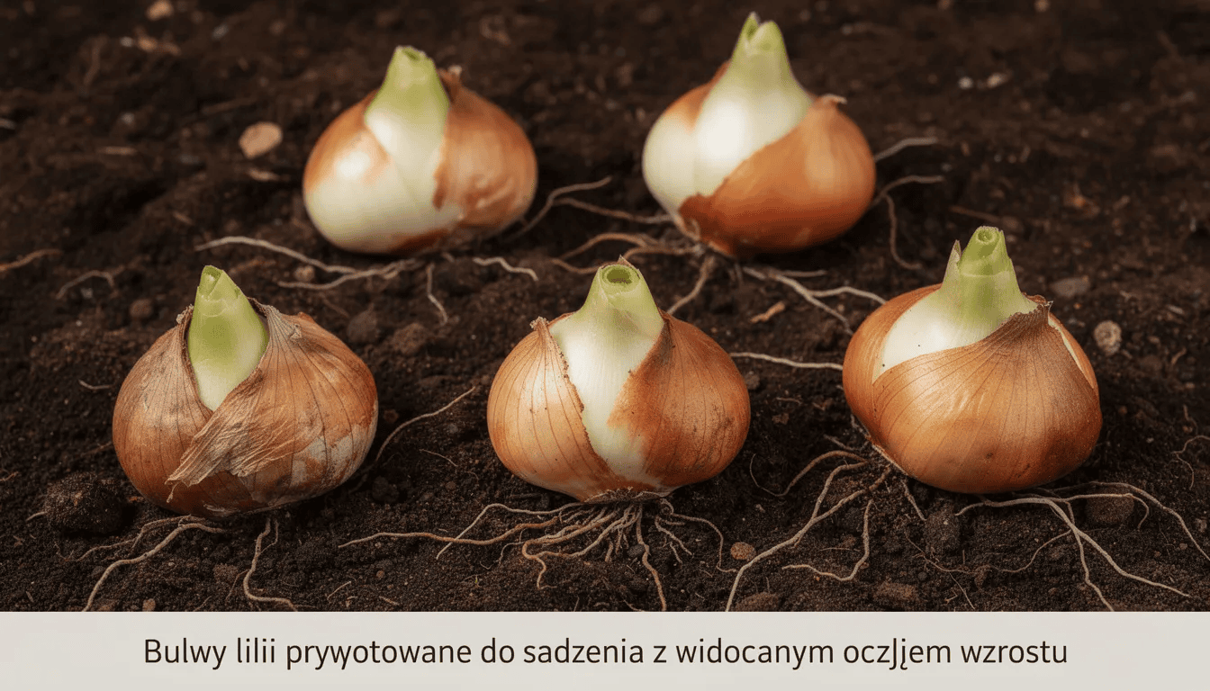 Na zdjęciu widoczne są bulwy liatry kłosowej, przygotowane do sadzenia, z wyraźnie zaznaczonym oczkiem wzrostu. Roślina ta, znana również jako liatris spicata, jest wieloletnia i idealnie nadaje się do rabat bylinowych oraz nasadzeń naturalistycznych.