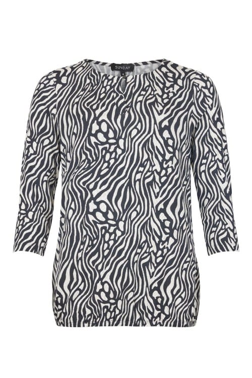 Sunday t-shirt med 3/4 ærme