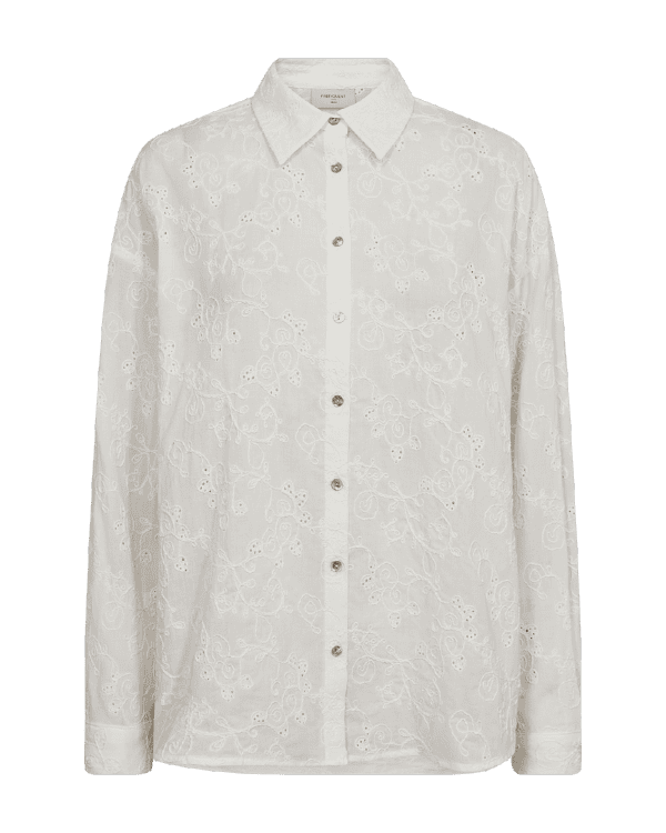 Freequent skjorte med broderi - Billede 3