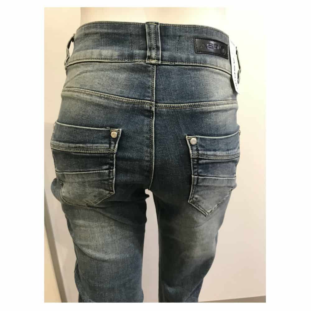 ASP jeans med lynlås detalje ved lommer. - Billede 5
