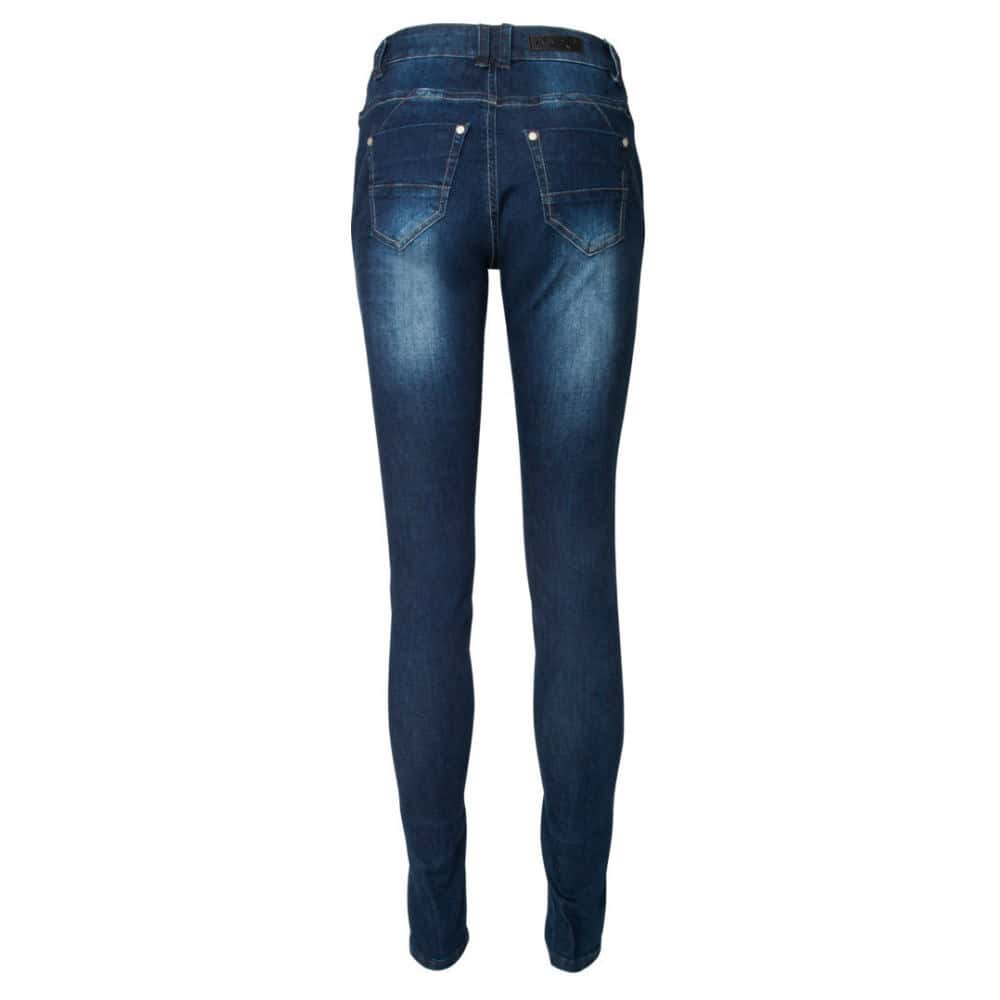 ASP Jeans med lommer og slid på benene - Billede 2