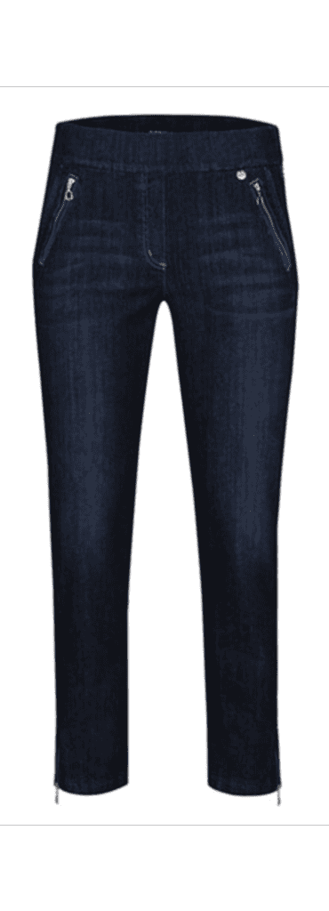 Robell buks med bred elastik i taljen og lommer med lynlås - Billede 3